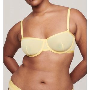 CUUP discontinued citrine balconette bra 34b